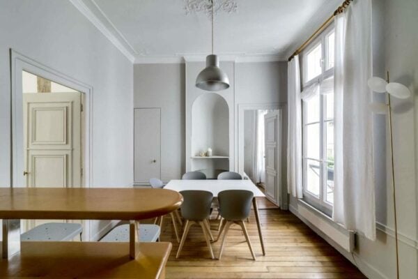 Peintures Farrow & Ball dans appartement haussmannien