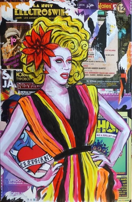 Drag-queen (canvas) - photo Suriani