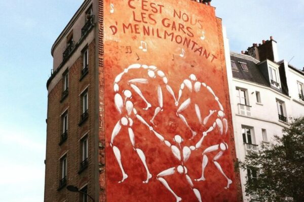 Jérôme Mesnager Fresque murale à Paris