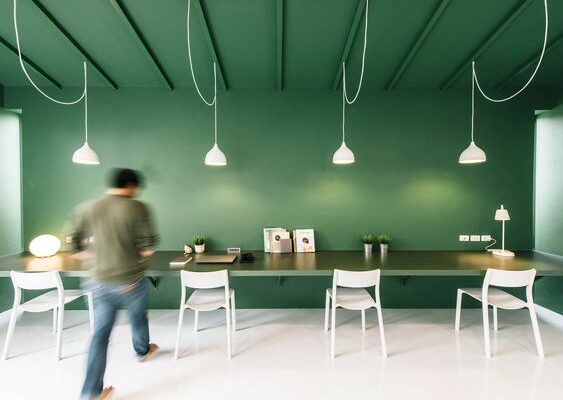 espace travail couleur