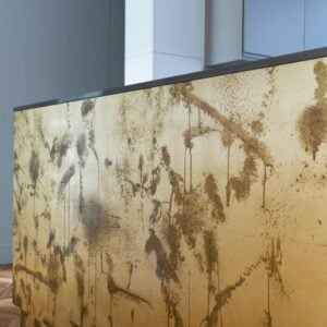 Peinture décorative effet oxydé
