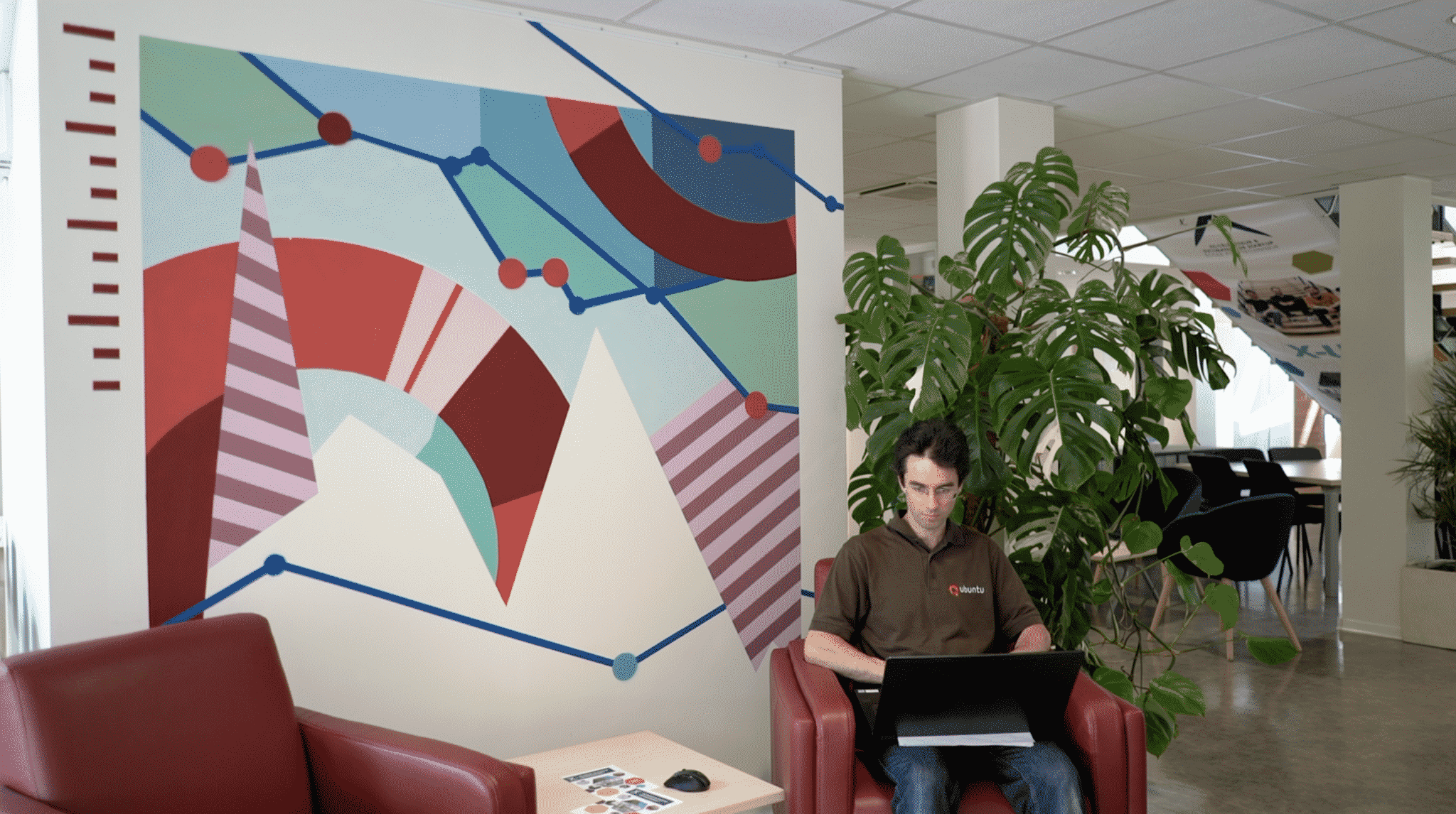 X-Tech – Fresques dans incubateur de startups - Monsieur Peinture - Fresque 3