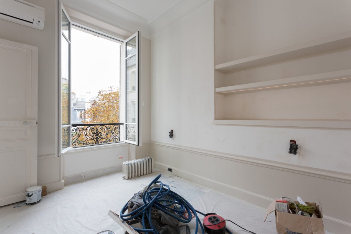 Nos peintres rénovent un appartement à Paris 7ème