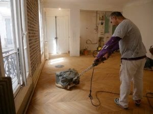 comment rénover poncer vitrifier parquet