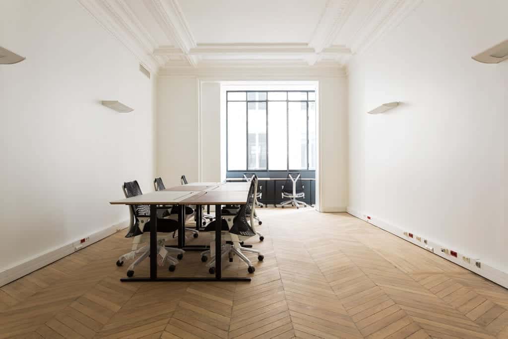 Rénovation parquet et peintures d'un coworking