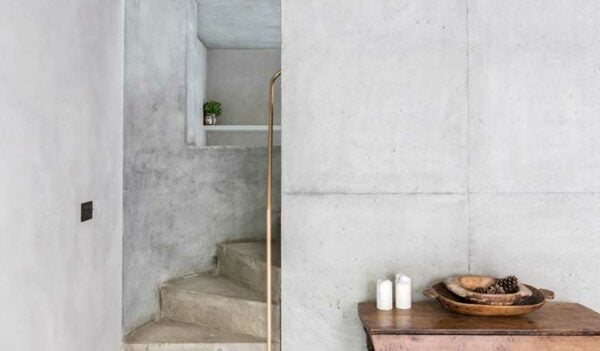 béton ciré escalier