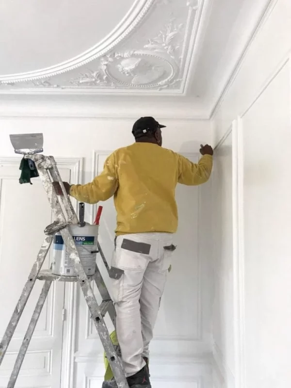 Peinture blanche mur et plafond lessivable mat économique et