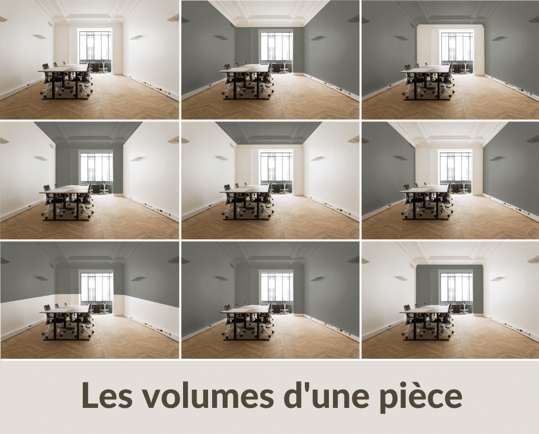 Comment la peinture modifie les volumes d'une pièce ?