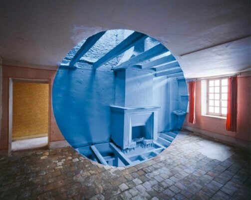 Anamorphose cercle georges rousse