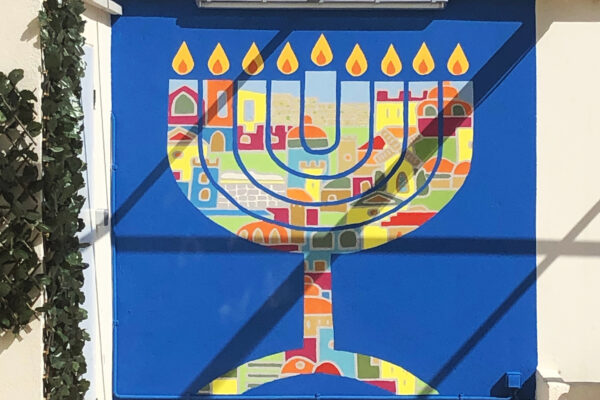 Courbevoie | Fresque artistique dans une Synagogue par Monsieur Peinture