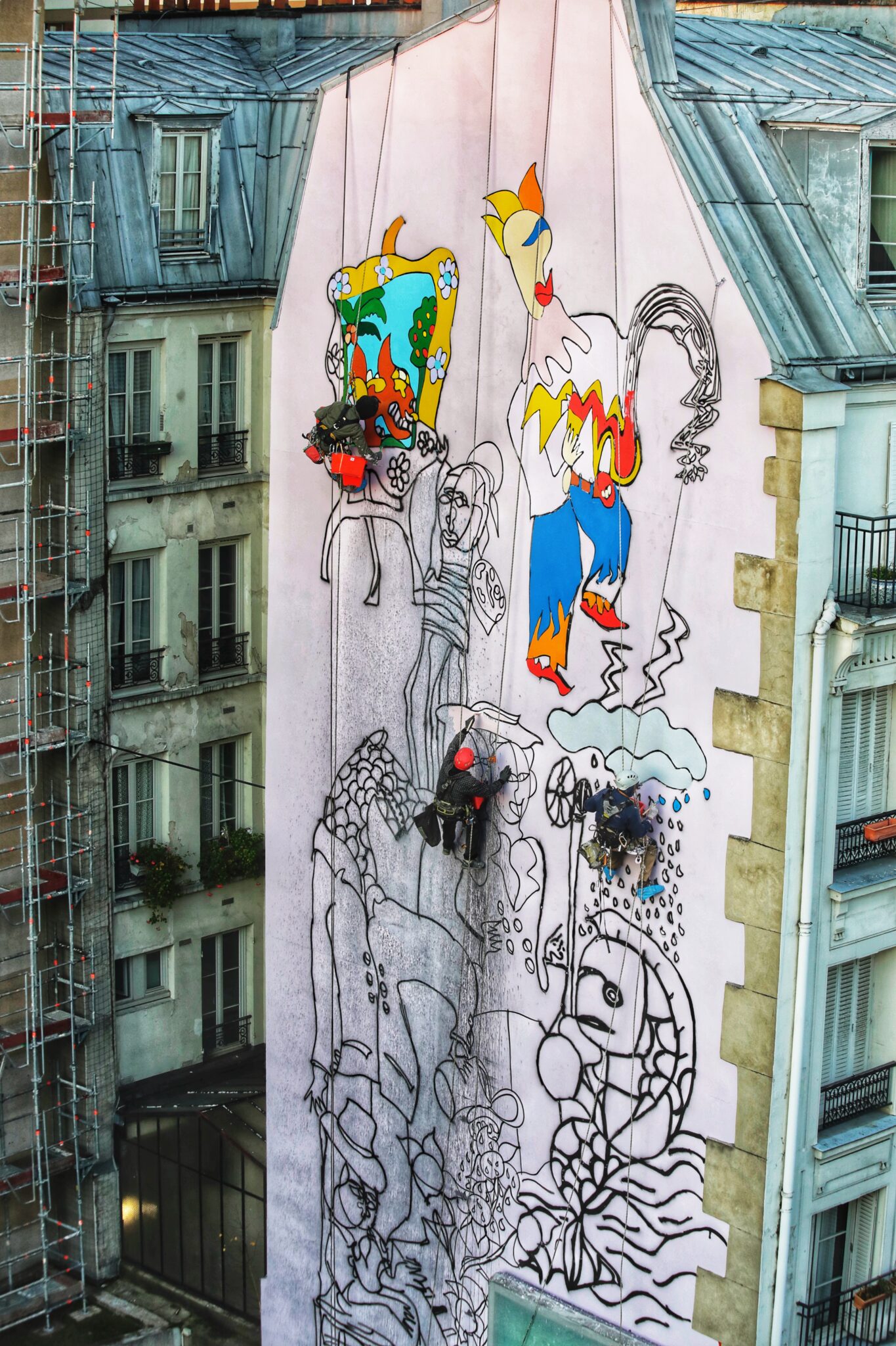 Views x H&M | Fresque sur façade d'immeuble