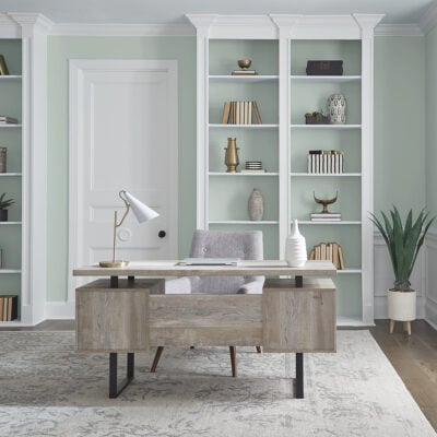 Salon, mur du fond en couleur, sélection de l'année 2022