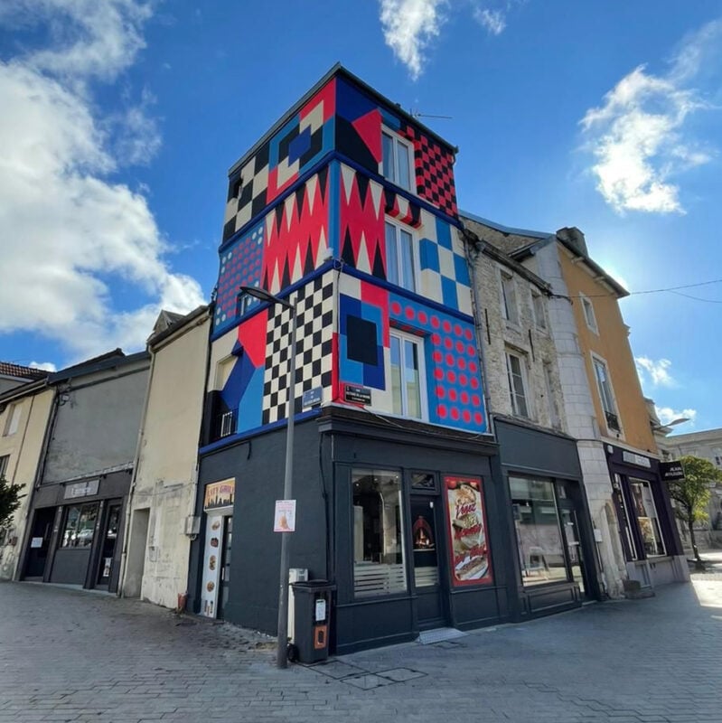 Fresque ville de Chaumont