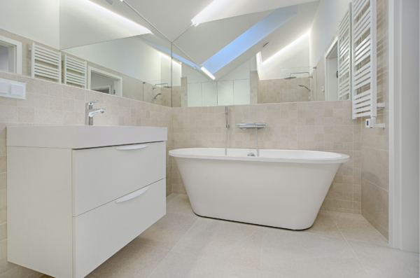 sol et salle de bain