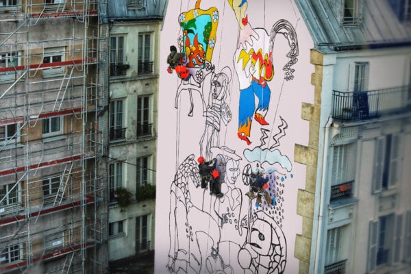 Views x H&M | Fresque sur façade d'immeuble