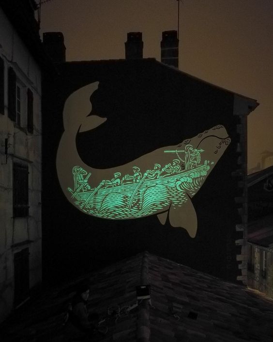 peinture fluorescente