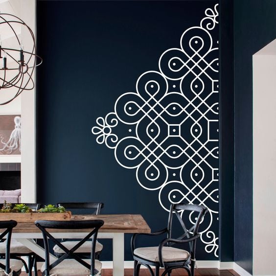 Sticker mural bombe peinture