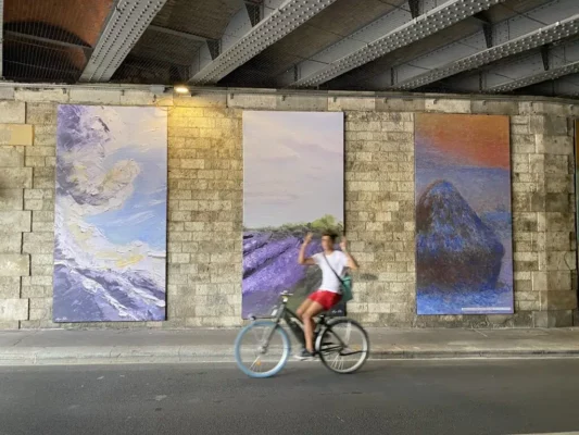 PALM a réalisé une balade artistique à Clichy-la-Garenne et Levallois, une balade artistique en l'honneur de l'impressionnisme