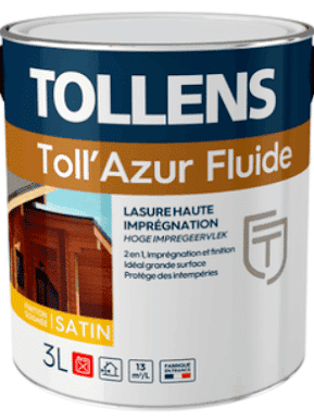 Pot de lasure de la marque Tollens.