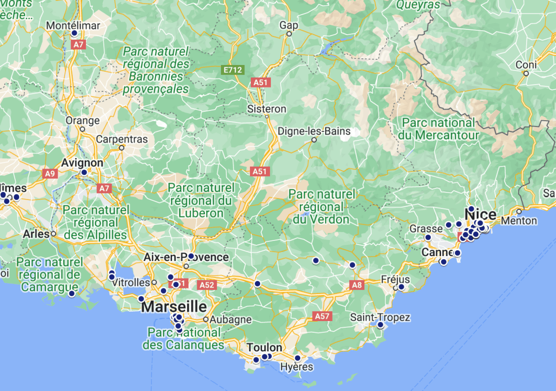 Carte entreprise de rénovation à Marseille