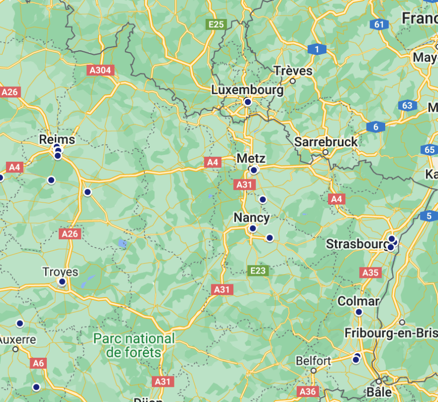 Carte entreprise de rénovation à Strasbourg