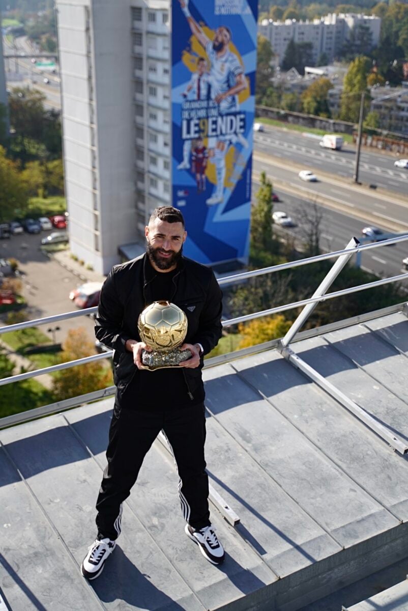 Adidas Fresque Karim Benzema à Bron