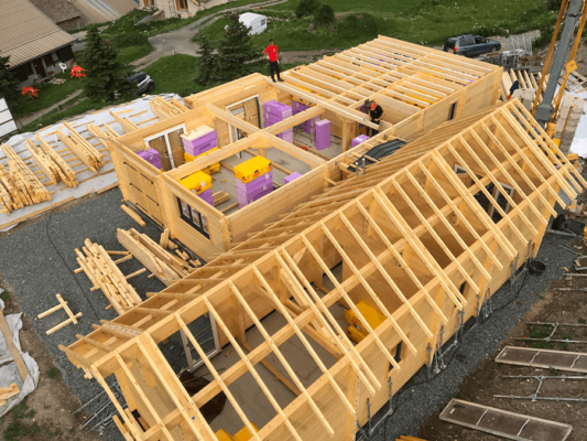 Installation d'une maison en LIT