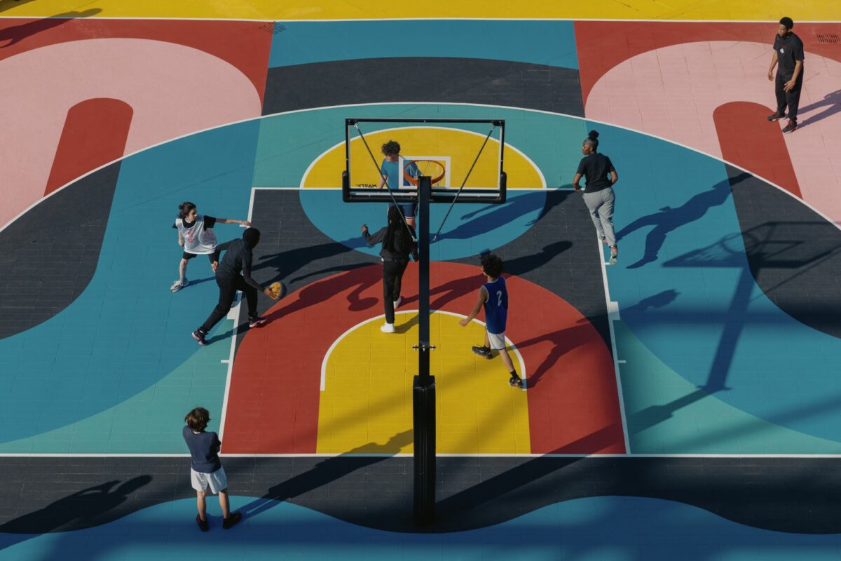 Terrain NBA Accor Arena - inauguration