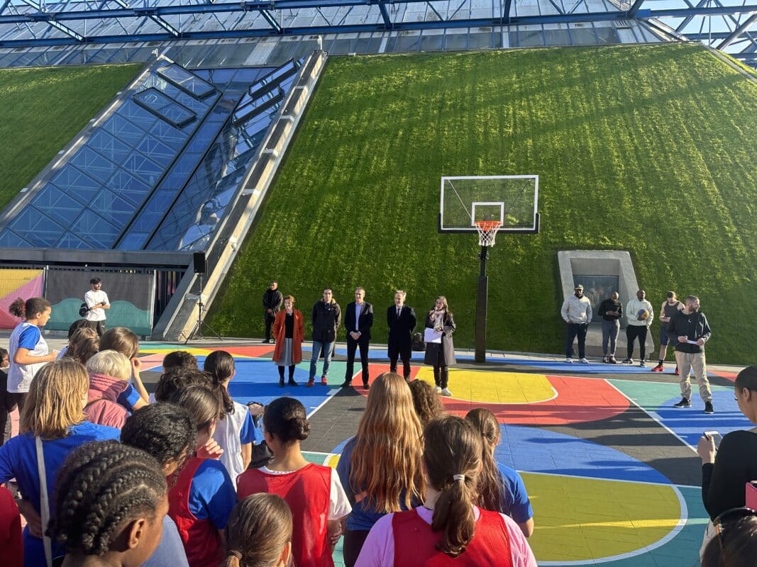 Terrain NBA Accor Arena - inauguration
