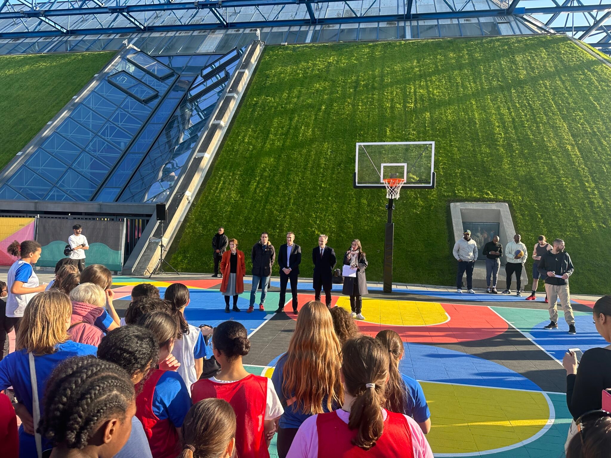 Terrain NBA Accor Arena - inauguration