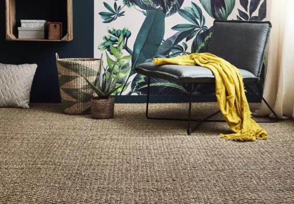 Sol en jonc de mer pour les intérieurs