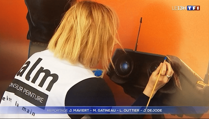 les peintures publicitaires de Peint à la main sur TF1