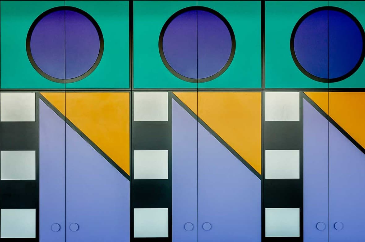 studio de Camille Walala - motifs et couleur