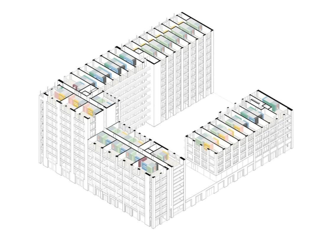 Le plan du Domūs Houthaven