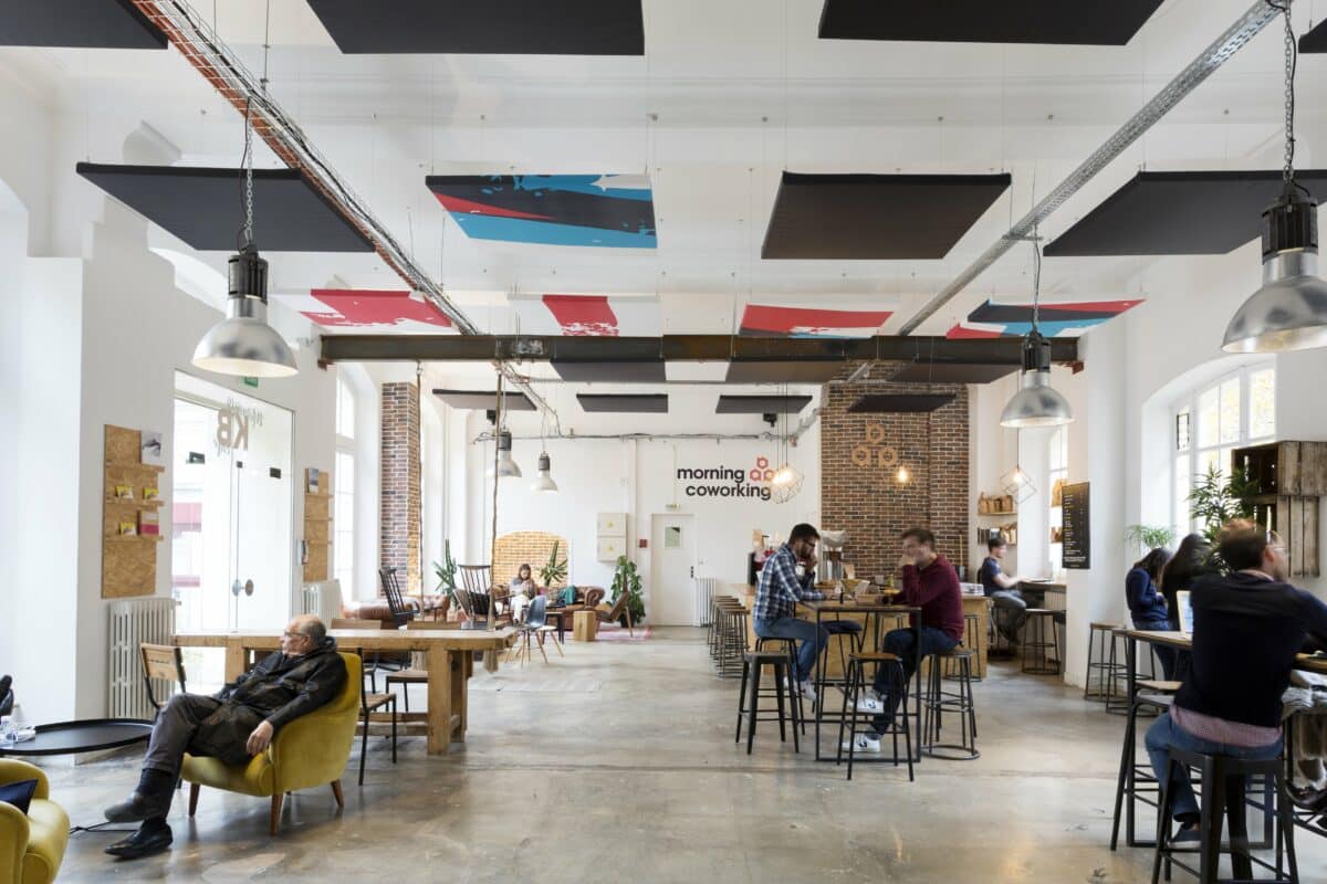 Espace de coworking rénové