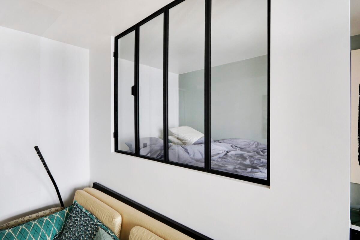 Chantier Monsieur Peinture — installation de verrière et travaux de peinture