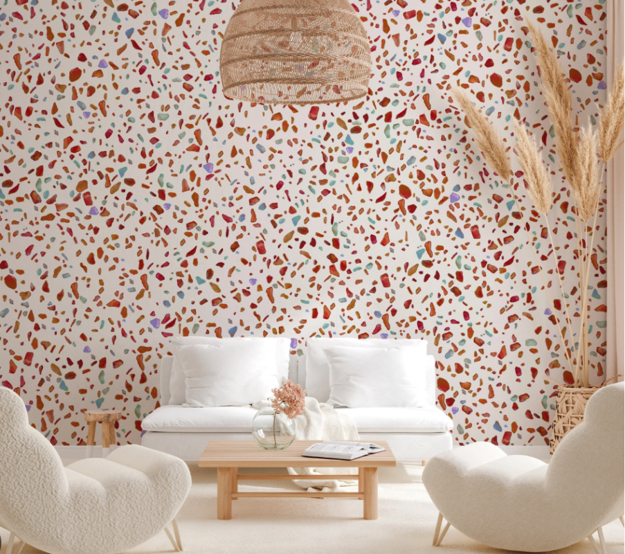 Mur en terrazzo