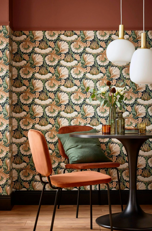 Tendance papier peint - style vintage
